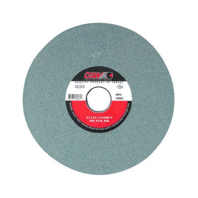 CGW Abrasives Green Silicon Carbide Surface Grinding Wheels - 8x1/2x1-1/4 t1 gc100-i-vgreen silicon carbide su