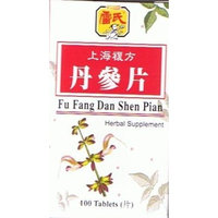 Unknown Fu Fang Dan Shen Pian (Salvia Miltiorrhiza) -100 Tablets (Compound Chinese Medicine Formula for Circulation Improvement)