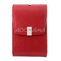 Canon Deluxe PSC-1050 Camera Case - Leather - Red