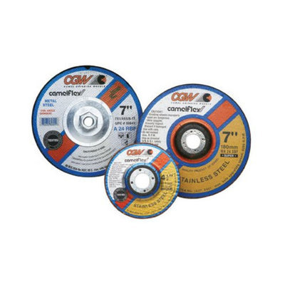 CGW Abrasives Depressed Center Wheels- 1/4