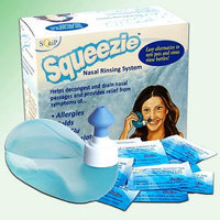 Squip Inc. Squeezie Nasal Rinsing System - Comfortable and Easy Way To Rinse Your Nose!
