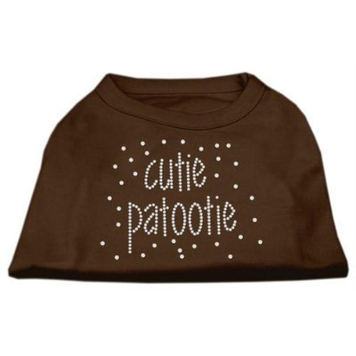 Ahi Cutie Patootie Rhinestone Shirts Brown XXXL (20)