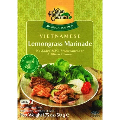 Asian Home Gourmet Vietnamese Barbecue Meat, Marinade, With Lemongrass, 1.75-Ounce Boxes (Pack of 12)