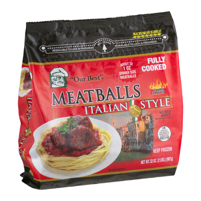 Our Best Meatballs Italian Style