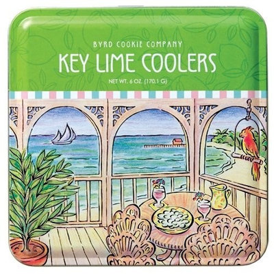 Byrd Cookie Company, Key Lime Coolers, 6-Ounce Traditional Tins (Pack of 2)
