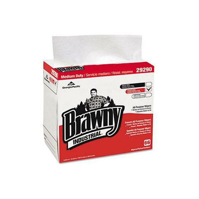 Brawny Industrial Medium-duty Airlaid 1/4-fold Wipes