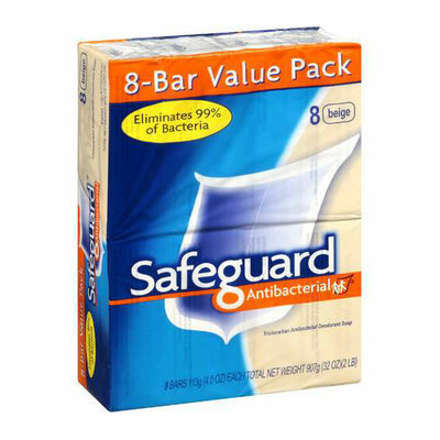 Safeguard Antibacterial Safeguard Bar Soap Antibacterial Beige 8 Bars