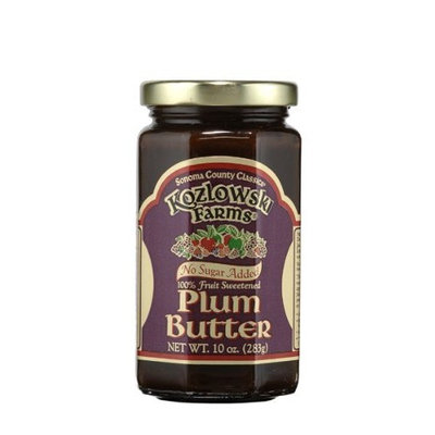 Kozlowski Farms Butter with No Sugar Added, Plum, 10.0-Ounce (Pack of 6)