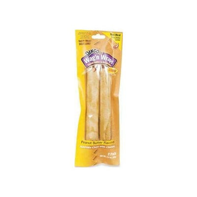 Dingo Wag'n Wraps Slims P.Butter 2-Pack, 5-Inch by 3/4-Inch D