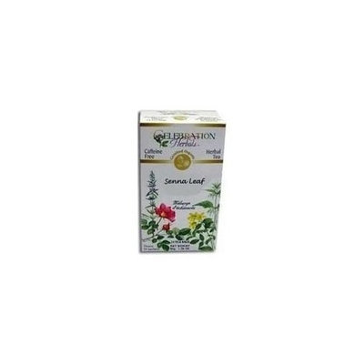 ORGANIC CONNECTIONS,LTD Senna Leaf Tea Organic by Celebration Herbals - 24 Bags ( Multi-Pack)
