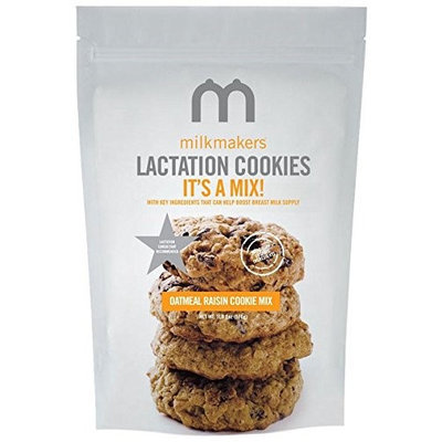 Milkmakers A8-RAIS-003B Its a Mix - Oatmeal Raisin 3 bags of mix makes 36 cookies
