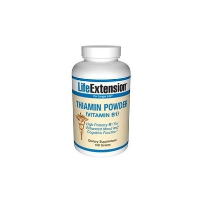 Life Extension Vitamin B1 Powder - 100g - Powder