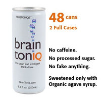 True Toniqs Brain Toniq - the non-caffeinated Think Drink - 48 cans
