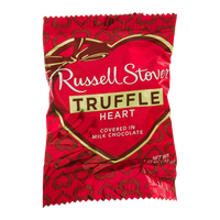 Russell Stover Truffle Heart in Milk Chocolate