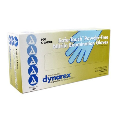 Preffered Plus Products Safetouch Nitrile Exam Gloves, Extra Large, No.2514, 100 Count