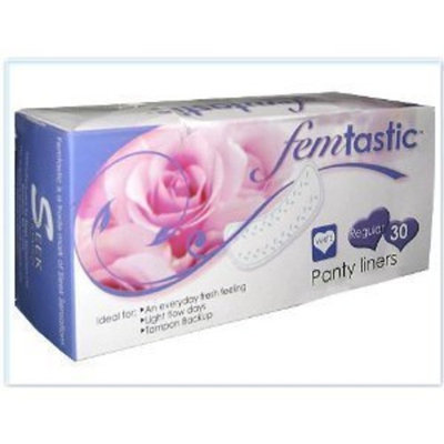 Sleek Sensation FEMTASTIC PANTYLINER REGLR WHT Size: 16X30 Health and Beauty