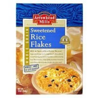 Arrowhead Mills Rice Flakes Sweetened Cereal ( 12 x 12 OZ)