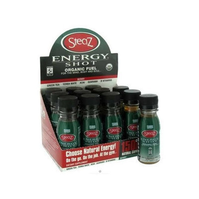 Steaz Energy 20779 Berry Energy Shot Organic