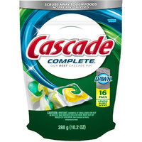 Cascade Complete ActionPacs Dishwasher Detergent