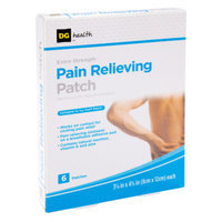 DG Health Extra Strength Pain Relieving Patch, 6 ct