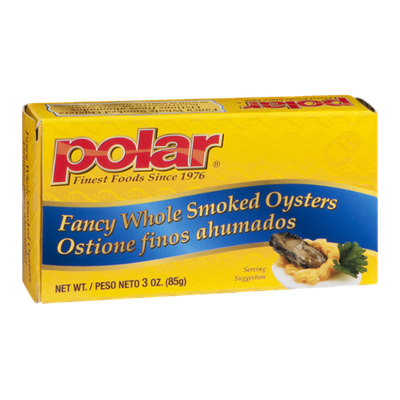 Polar Fancy Whole Smoked Oysters