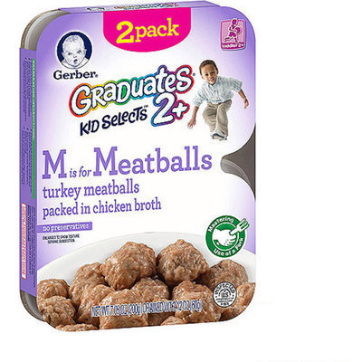 Gerber® Graduates Kid Selects, M is for Meatballs Turkey Meatballs