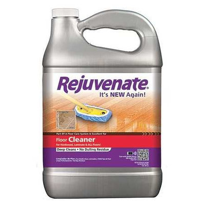 REJUVENATE RJFC128 Floor Cleaner,128 oz, Lemon, PK4