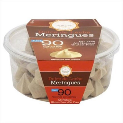 Krunchy Melts 4 oz. Meringue Tub Dulce De Leche, Case Of 12