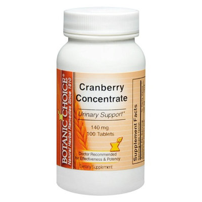 Botanic Choice Cranberry Concentrate 140 mg Dietary Supplement Tablets