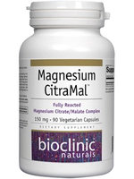 Bioclinic Naturals - Magnesium CitraMal 150 mg. - 90 Vegetarian Capsules