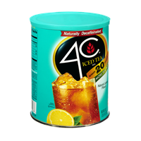4C Natural Lemon Flavor Decaffeinated Iced Tea Drink Mix
