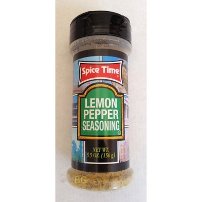LEMON PEPPER Seasoning by Spice Time Spices & Herbs 5.5 oz... mtc