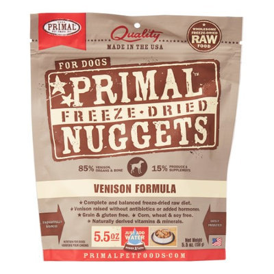 Primal Pet Foods Freeze-Dried Venison 5.5 oz