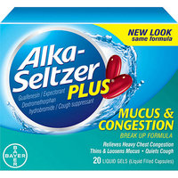 Bayer : Mucus & Congestion Break Up Formula Alka-Seltzer Plus