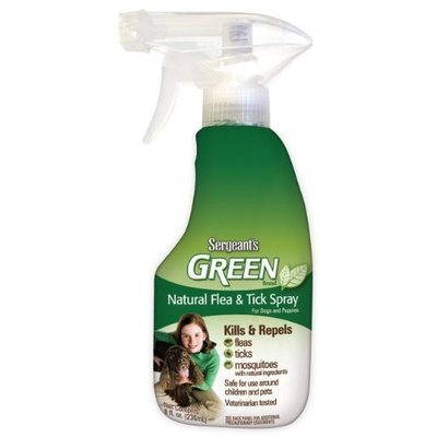 Sergeant's Pet Sergeant's Green Flea and Tick Spray Dog 8-Ounce