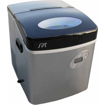 Sunpentown Portable Ice Maker with Digital Controls, Stainless Steel