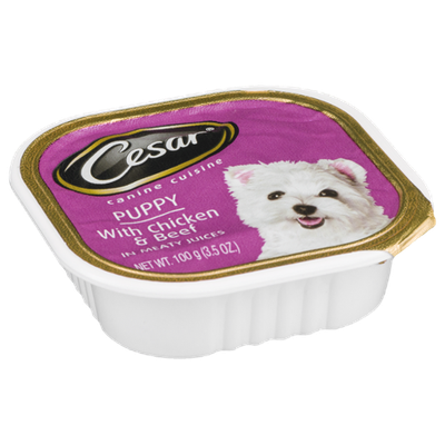 Cesar Puppy Chicken & Beef Canine Cuisine