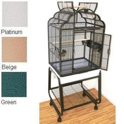 HQ's Opening Victorian Cage, Small Parrot Cage With Cart Stand, 1 Per Box, 22x17x55