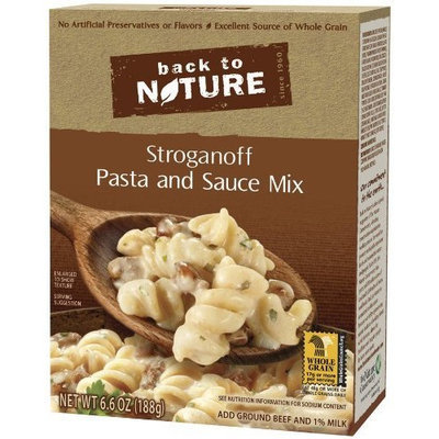 Back To Nature Stroganoff Pasta & Sauce Mix, 6.6-Ounce Boxes (Pack of 12)
