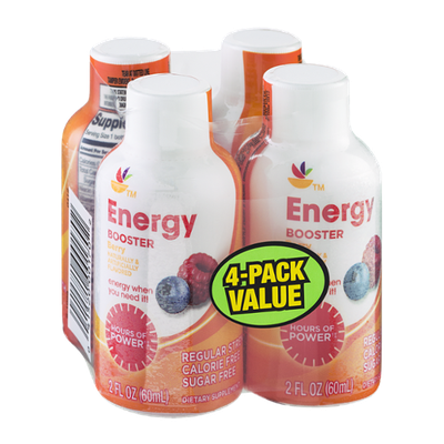 Ahold Energy Booster Berry - 4 CT
