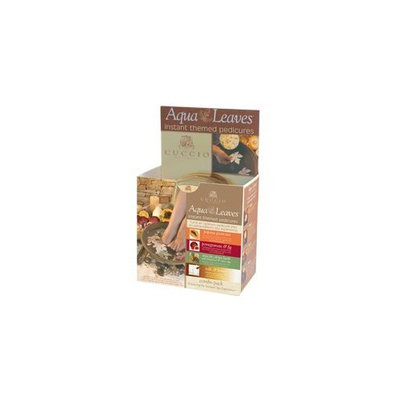 Cuccio Instant Pedicure Aqua Leaves, Assorted 6 pack