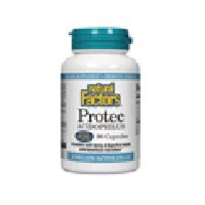 Natural Factors Protec Acidophilus Enteric Coated Capsules, 60-Count