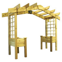 Gronomics Pergola Planter - Unfinished