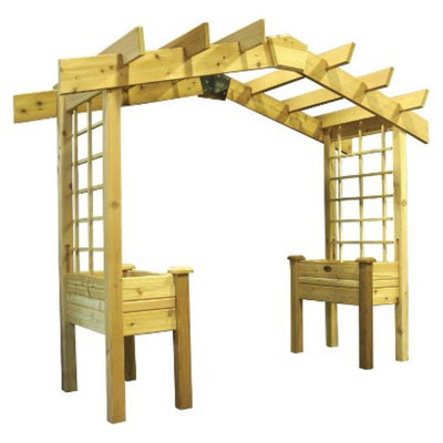 Gronomics Pergola Planter - Unfinished