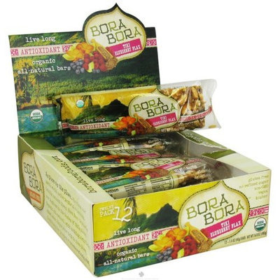 Bora Bora Organic Foods - All Natural Antioxidant Bar Tiki Blueberry Flax - 1.4 oz.