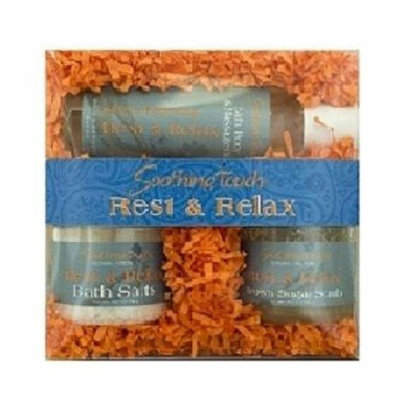 Soothing Touch & Sunshine Spa Soothing Touch Rest and Relax Gift Set 3 Pieces 4 oz