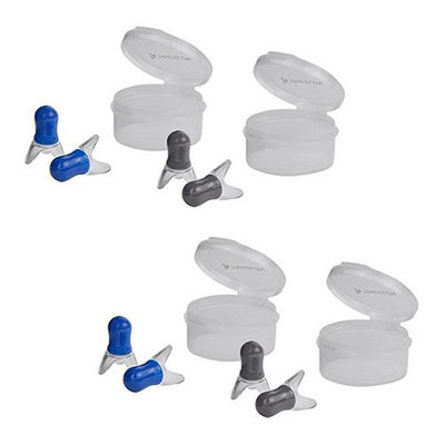 Travelon 2 Pair Pressure Reducing Ear PlugsAsst (2-Pack) 2 Pair Pressure Reducing Ear Plugs