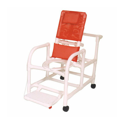 MJM International Echo Reclining Shower Chair with Footrest