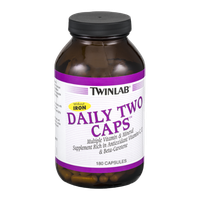 Twinlab Daily Two Caps Multiple Vitamin & Mineral Supplement Capsules - 180 CT