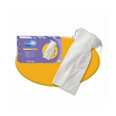 Cleanis Carebag Men's Urinal with Super Absorbent Pad (Set of 20 Liners)